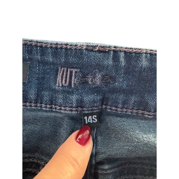 Kut From The Kloth Women's Sz 14S Natalie High Rise Bootcut Jeans 14 Short - Picture 5 of 10